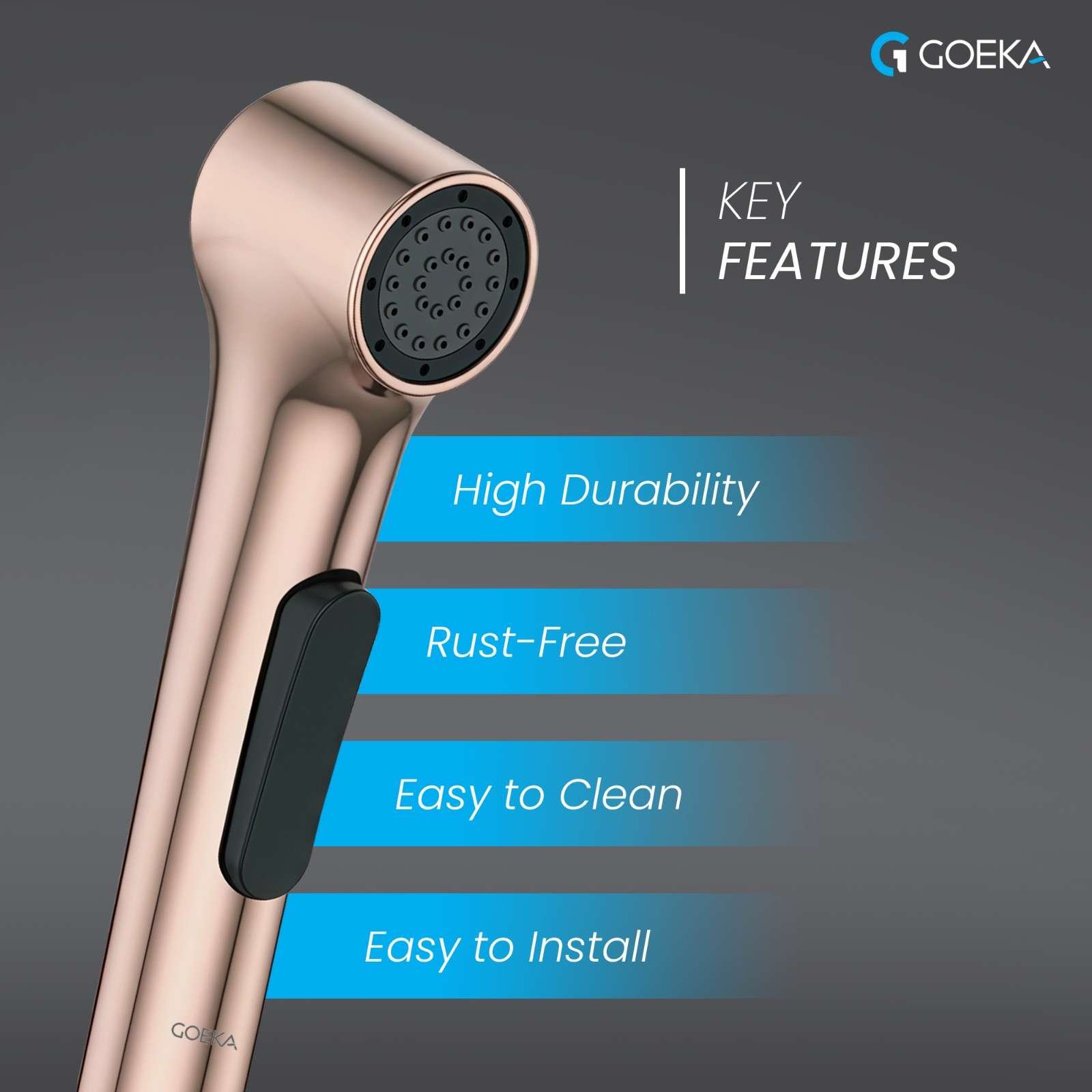 Modern brass health faucet for bathroom hygiene use