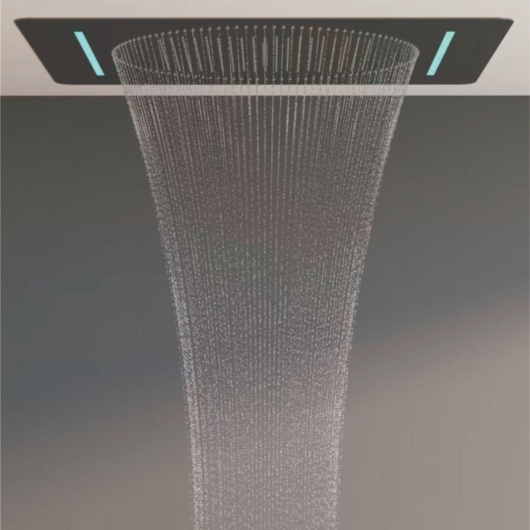 LED CEILING RAIN SHOWER (3 FUNCTION) 8281 Chrome (590mm x 480mm)