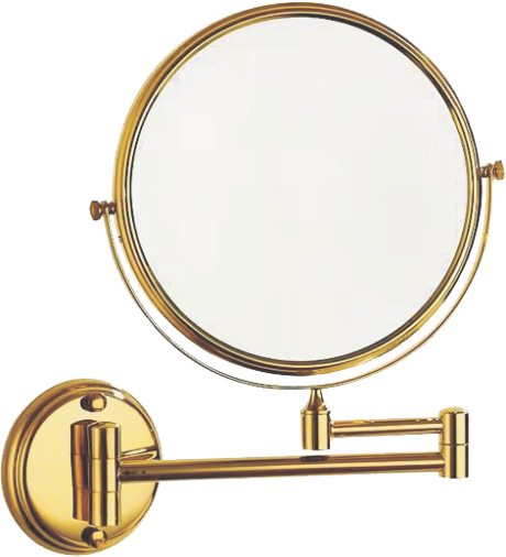 Brass Magnifying Mirror (3x Zoom) MM-01G (200mm)