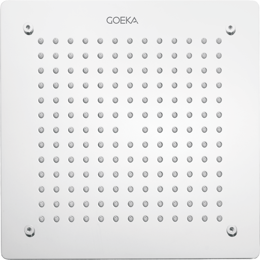 CEILING RAIN SHOWER (SS 304) SINGLE FUNCTION GK-4040 Chrome (400mm X 400mm)