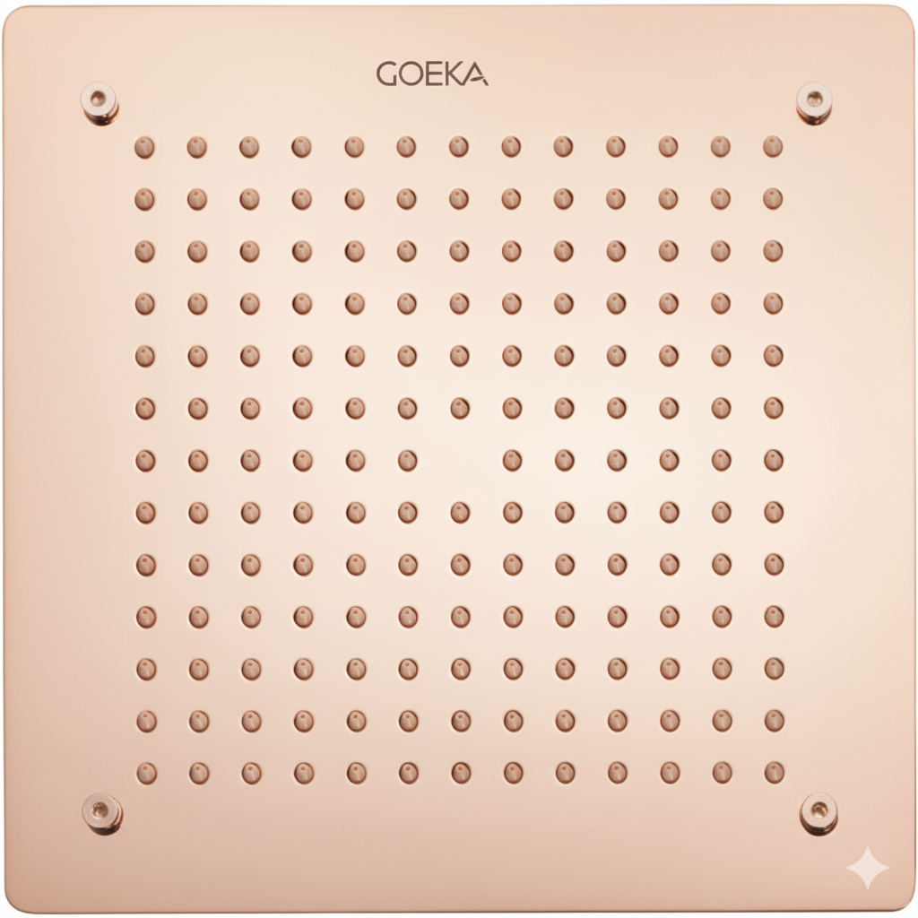 CEILING RAIN SHOWER (SS 304) SINGLE FUNCTION GK-6060 RG  (600mm X 600mm)