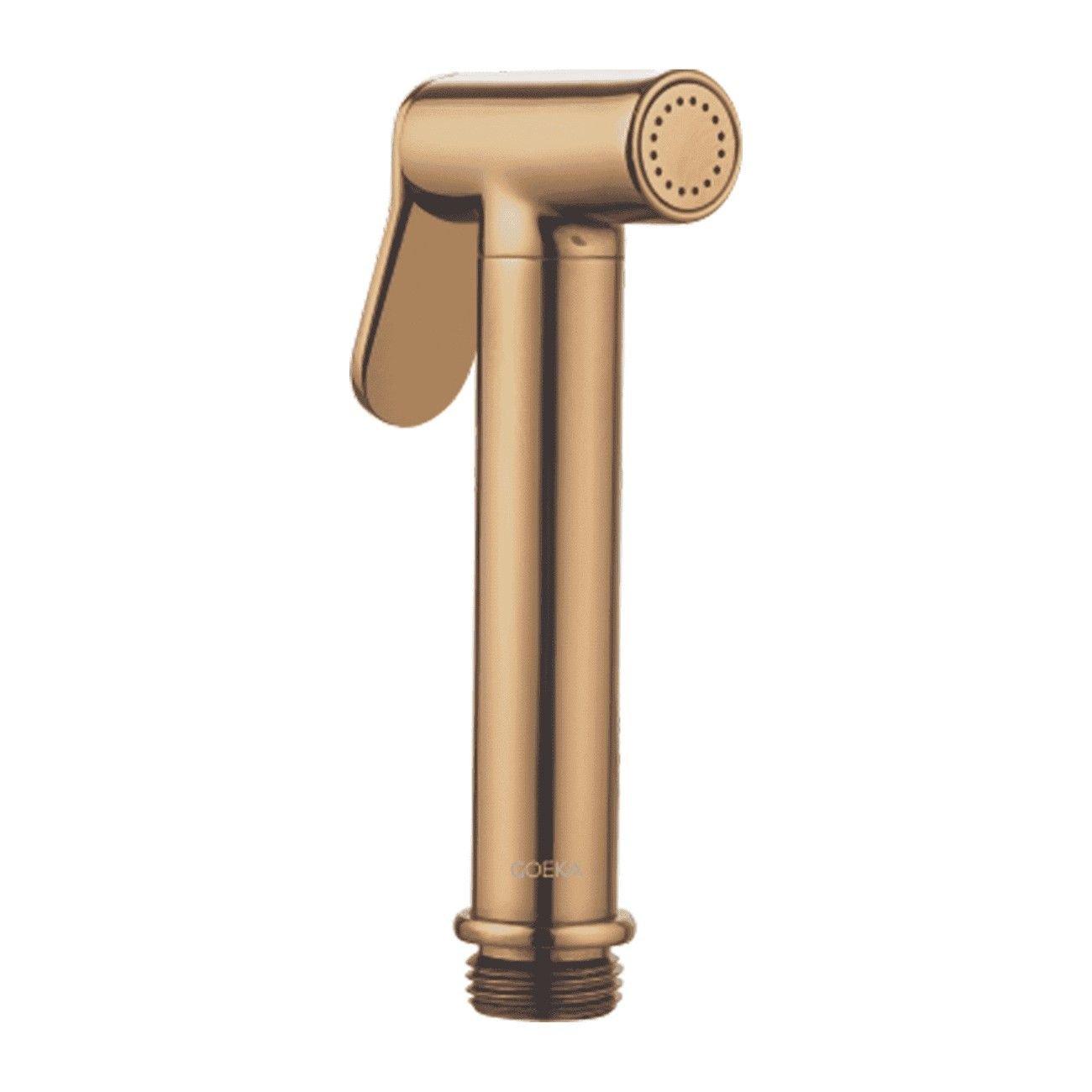 sleek brass health faucet rose gold finish
