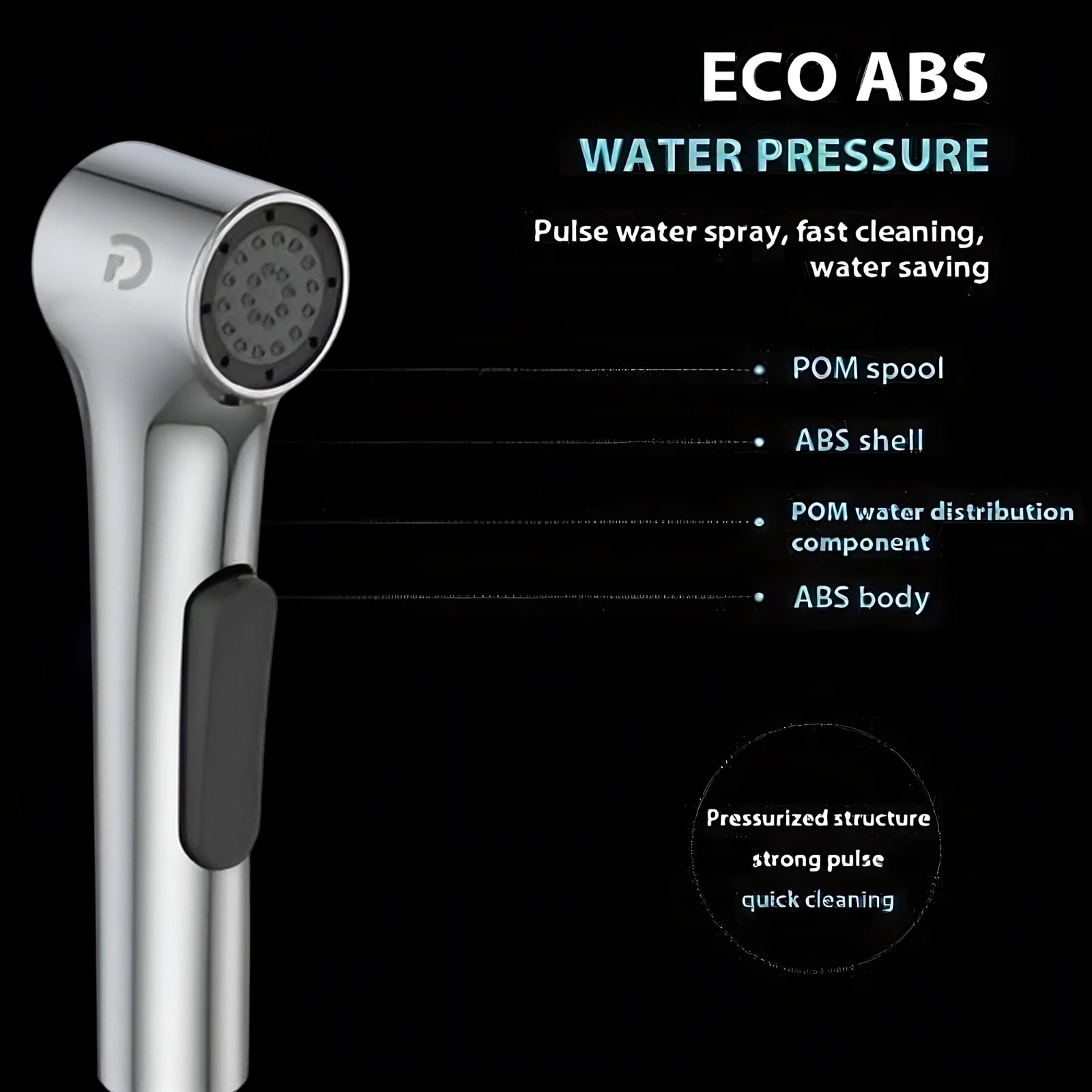 health faucet handheld bidet sprayer abs health faucet chrome finish bidet toilet jet spray leak-proof bidet flexible bidet tube high pressure bidet soft flow bidet bidet sprayer only gun