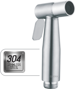 Health Faucet SS 304 with 1mtr SS Tube & ABS Hook HF-SS2