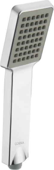 Square Hand Shower with 1.5mtr SS Tube & ABS Hook  HS-400