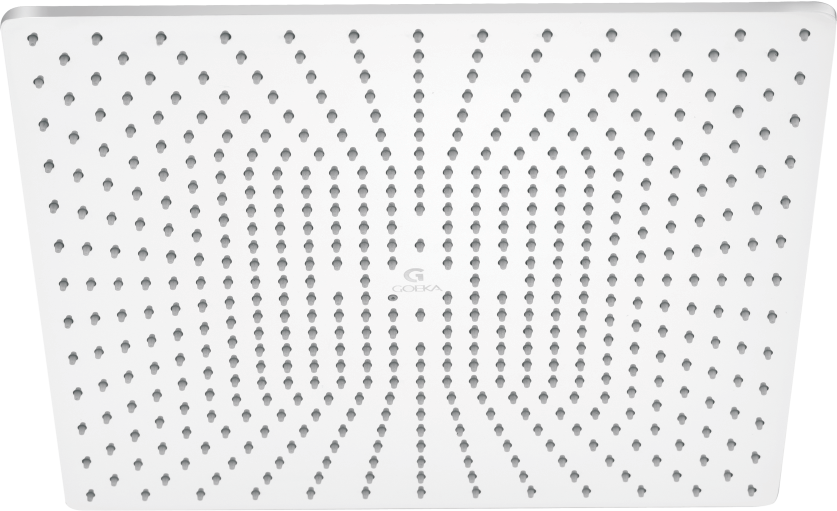 Drizzle Square Shower with 6” SS 304 Sq. Arm & Flange  MZ-18 S  (100mm )