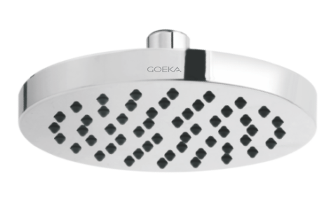 Round CP Shower (Full Chrome) Back SS Plate, Rubbit Technology R6-02 (150mm)