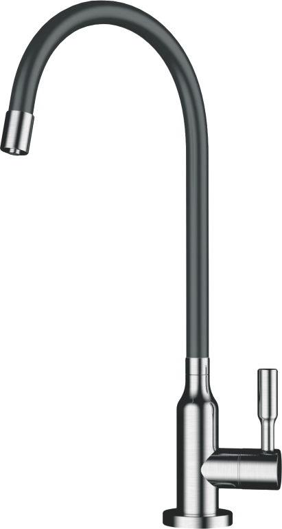 GOEKA RO Tap SS 304 Body with Flexible Silicone Spout | RO Water Purifier Tap for Drinking Water