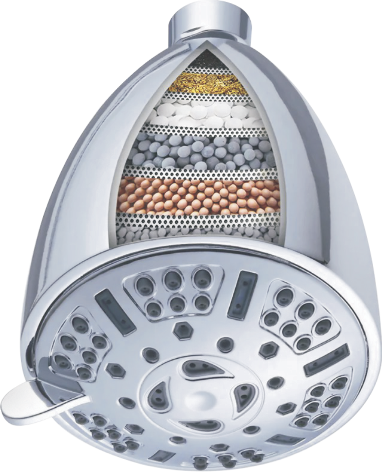 SHOWER WITH IN-BUILT FILTER FOR HARD WATER   SF-02