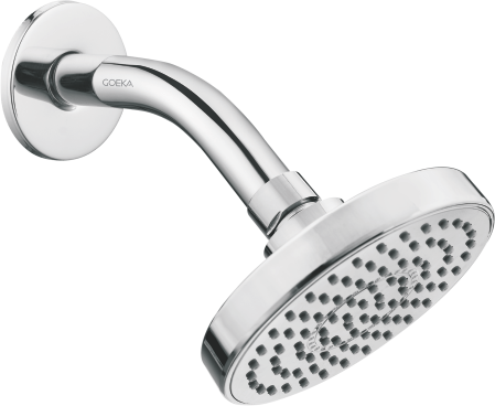 Jak Air CP Shower Air effect with 6” SS 304 Arm & Flange  SH-2051 S  (105mm)