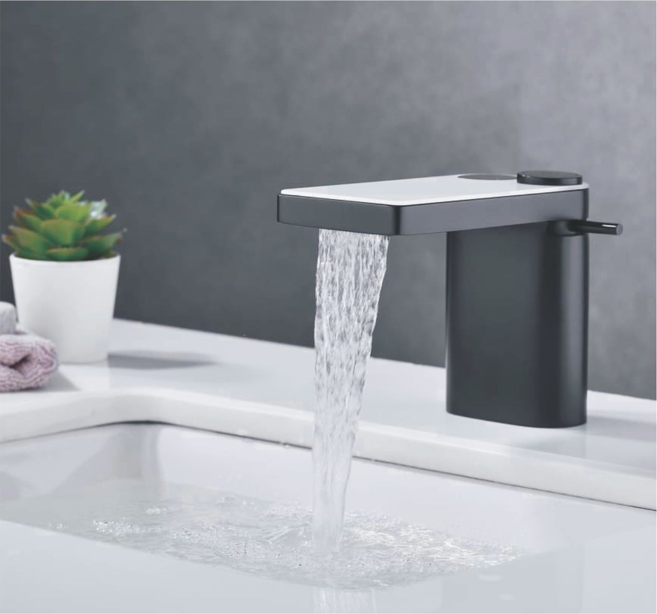 Single Lever Basin Mixer with LED Display SL-1001