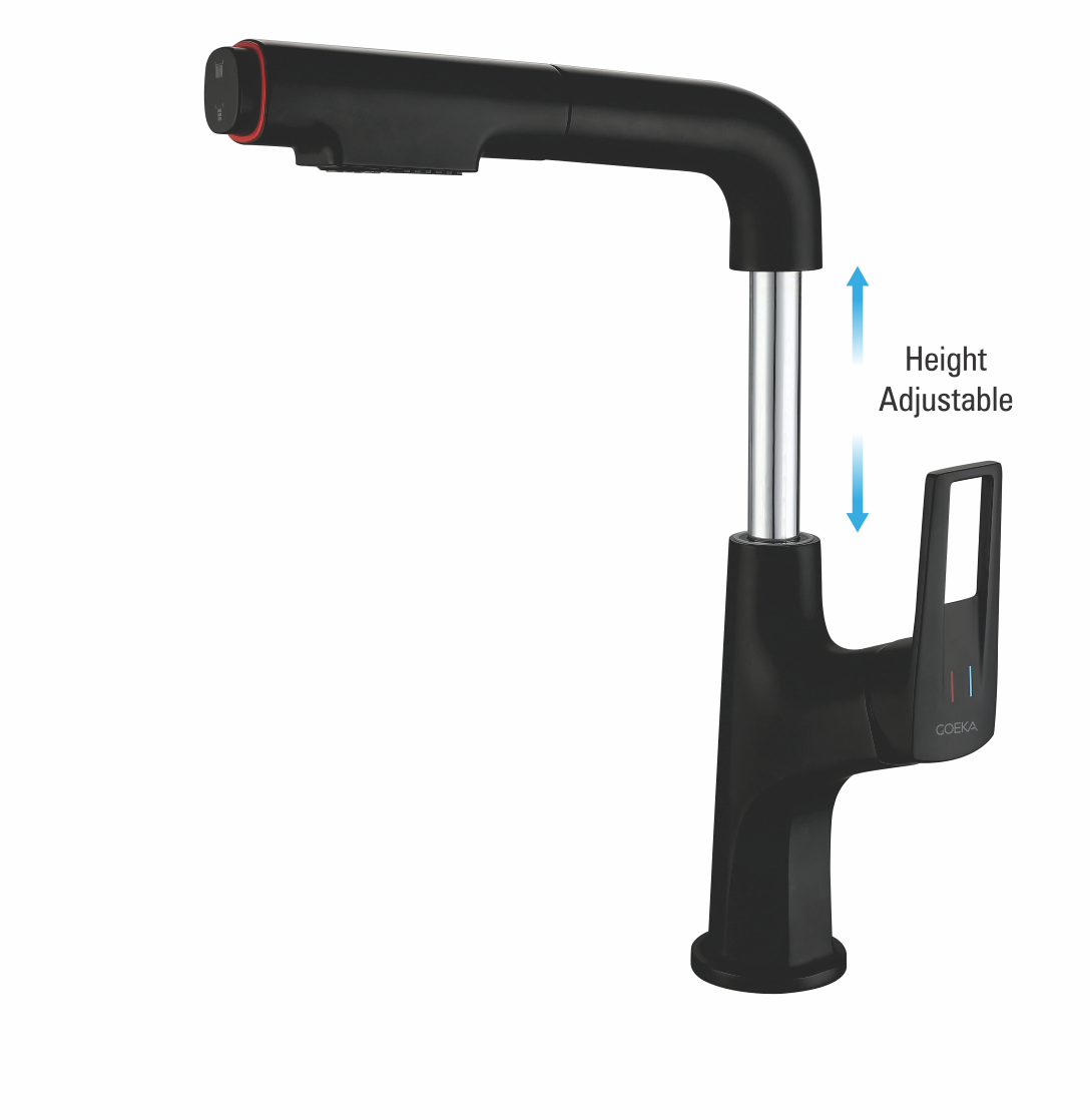 Kitchen Mixer Pullout Black Finish  SL-1004B