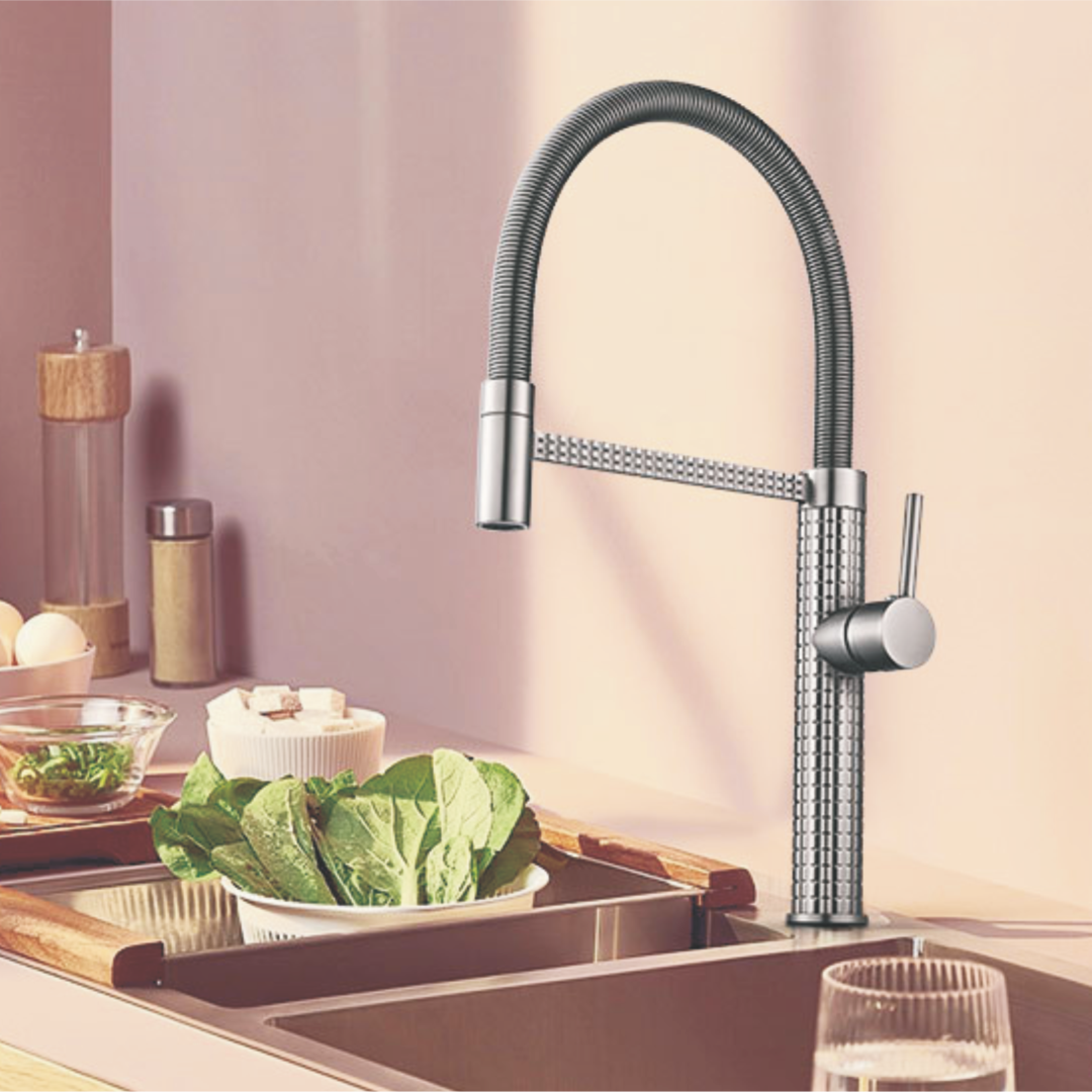 Kitchen Sink Mixer with Flexible Spout SL-1009 GG