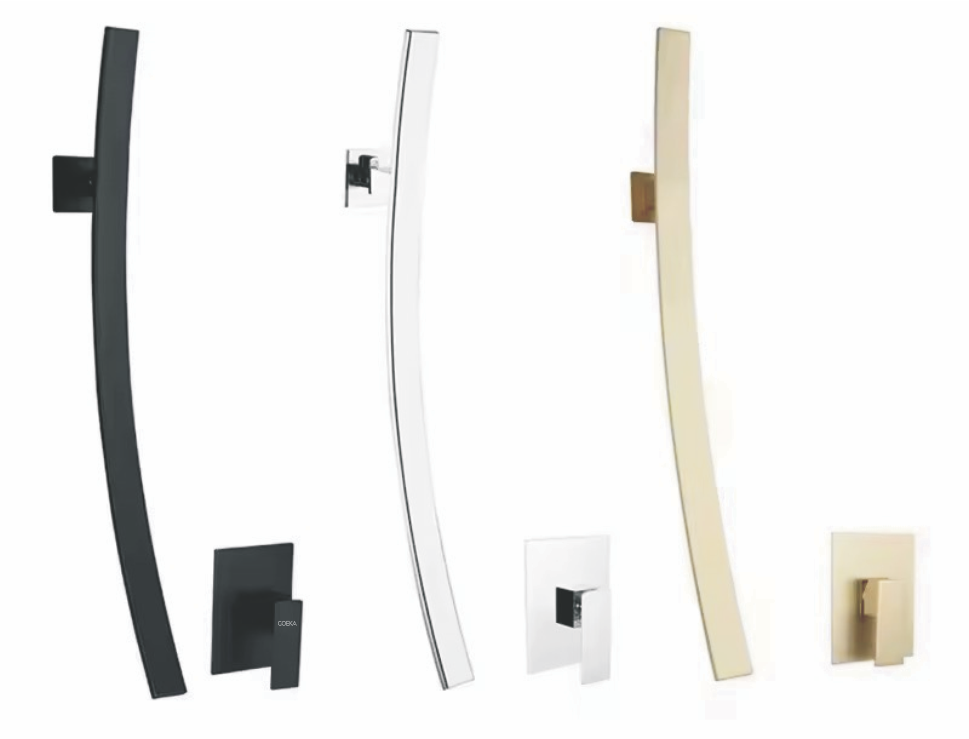 GOEKA Floor Mount Mixer Tap Chrome Finish | Freestanding Basin & Bathtub Fitting | Premium Bathroom Fixture