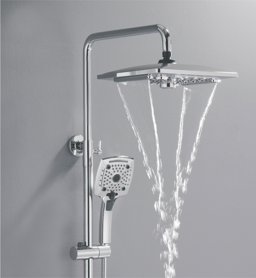 Niagara Rain Shower 5 Functions ( Rain+Waterfall+Mist & Bubble ) SQ-805 ( 250 X 250mm)