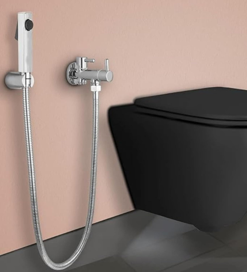 Chrome Finish Health Faucet with 1M SS Tube