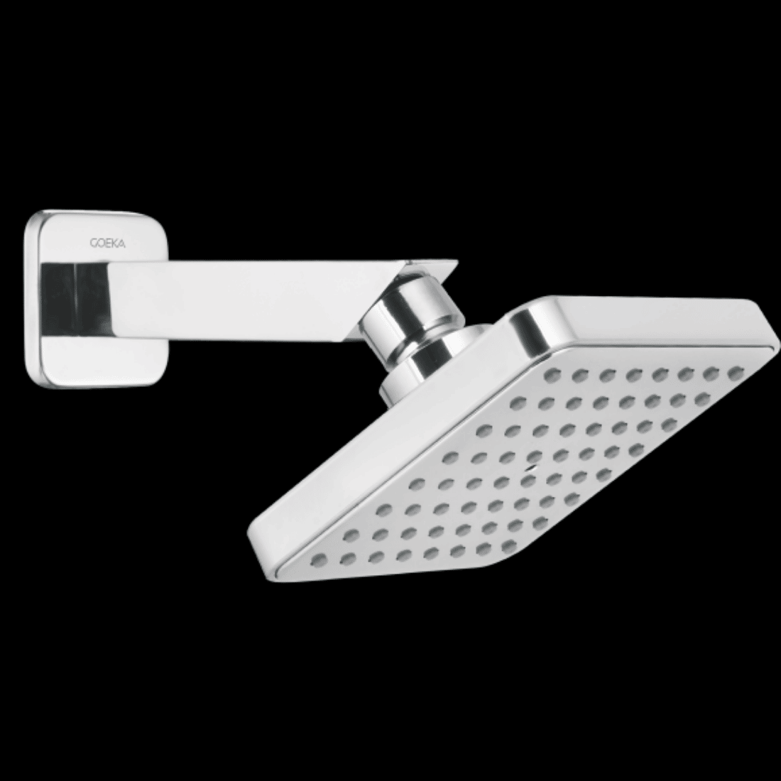 Cuba Shower CP Air Effect with SS 304 Arm 100mm