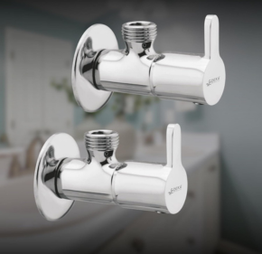 2-Way Water Outlet Control Tap for Bathroom, Wash Basin & Kitchen | Premium Chrome Finish, Wall Mount Installation