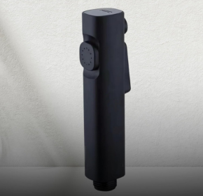 Quadra Multi Flow Health Faucet Only Gun in Black Finish