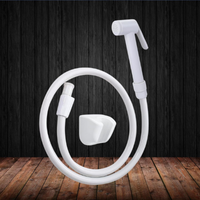 Classic White Health Faucet with 1mtr PTMT Tube & ABS Hook