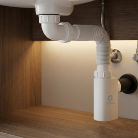ABS Bottle Trap with Expandable Pipe for Bathroom, Wash Basin & Kitchen Sink