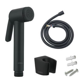 complete health faucet set in black color