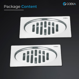 Square Lock Grating Stainless Steel Floor Drain