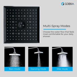 Goeka 8x8 Inch ABS Auto Switch Shower Head